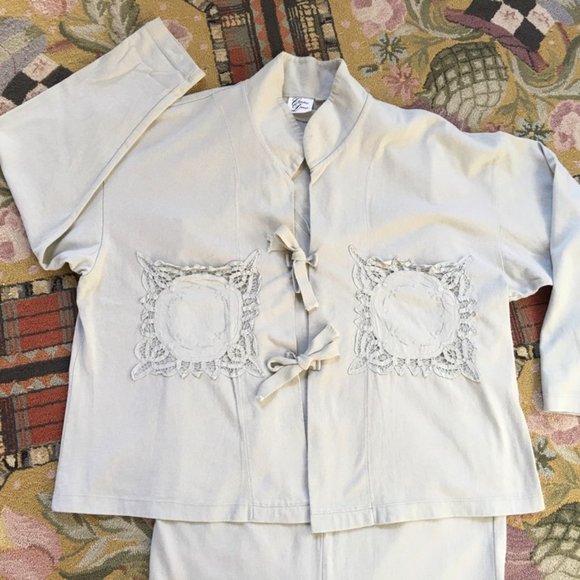 Amazing Christine Damen Tie Front Jacket/Cardigan - Picture 5 of 9